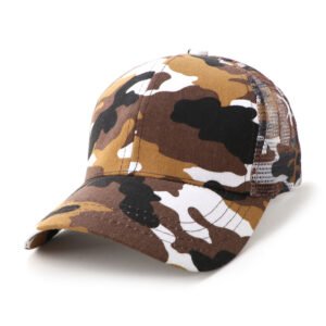 AH069 Cammo 6-Panel Cap