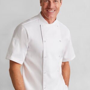 Mens Zest Short Sleeve Chef Jacket