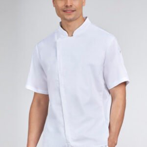 Mens Alfresco Short Sleeve Chef Jacket
