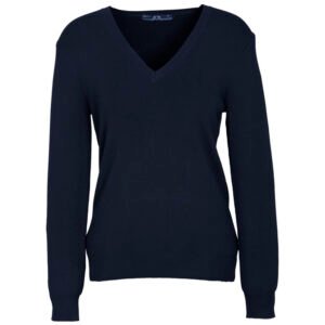 Womens V-Neck Knit Pullover