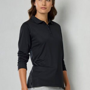 Womens Action Long Sleeve Polo