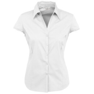 Ladies Metro Cap Sleeve Shirt