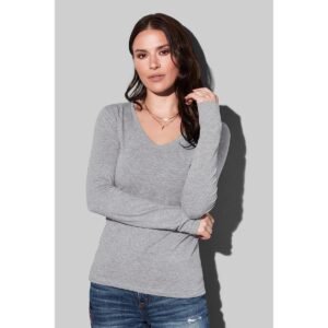 Women's Claire V-neck Long Sleeve