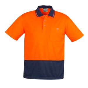 Unisex Hi Vis Basic Short Sleeve Polo