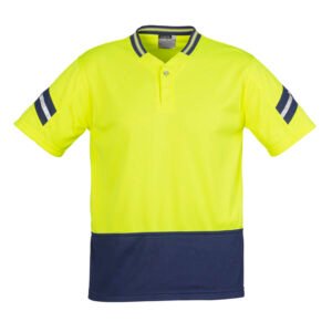 Mens Hi Vis Astro Short Sleeve Polo