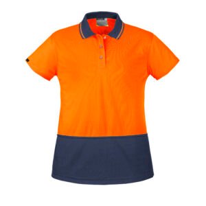 Womens Hi Vis Basic Short Sleeve Polo