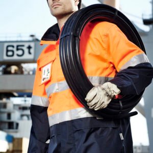Mens Hi Vis Ultralite Waterproof Jacket