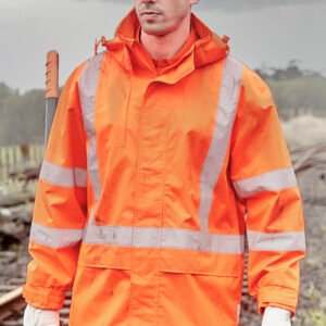 Mens TTMC-W23 Hi Vis X Back Ultralite Waterproof Jacket