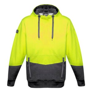 Unisex Hi Vis Textured Jacquard Hoodie