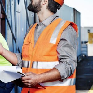 Unisex Hi Vis Zip Vest