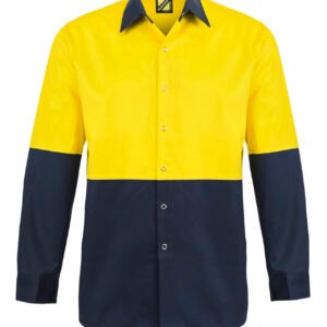 L/S TWO TONE HI VIS SHIRT STUD