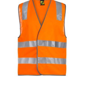 ADULT HI VIS VEST WITH TAPE