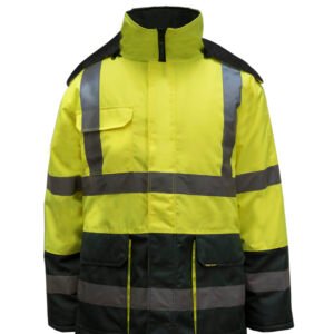 TWO TONE JACKET WITH TAPE