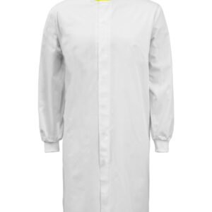 'FOOD INDUSTRY LONG LENGTH DUSTCOAT WITH MANDARIN COLLAR