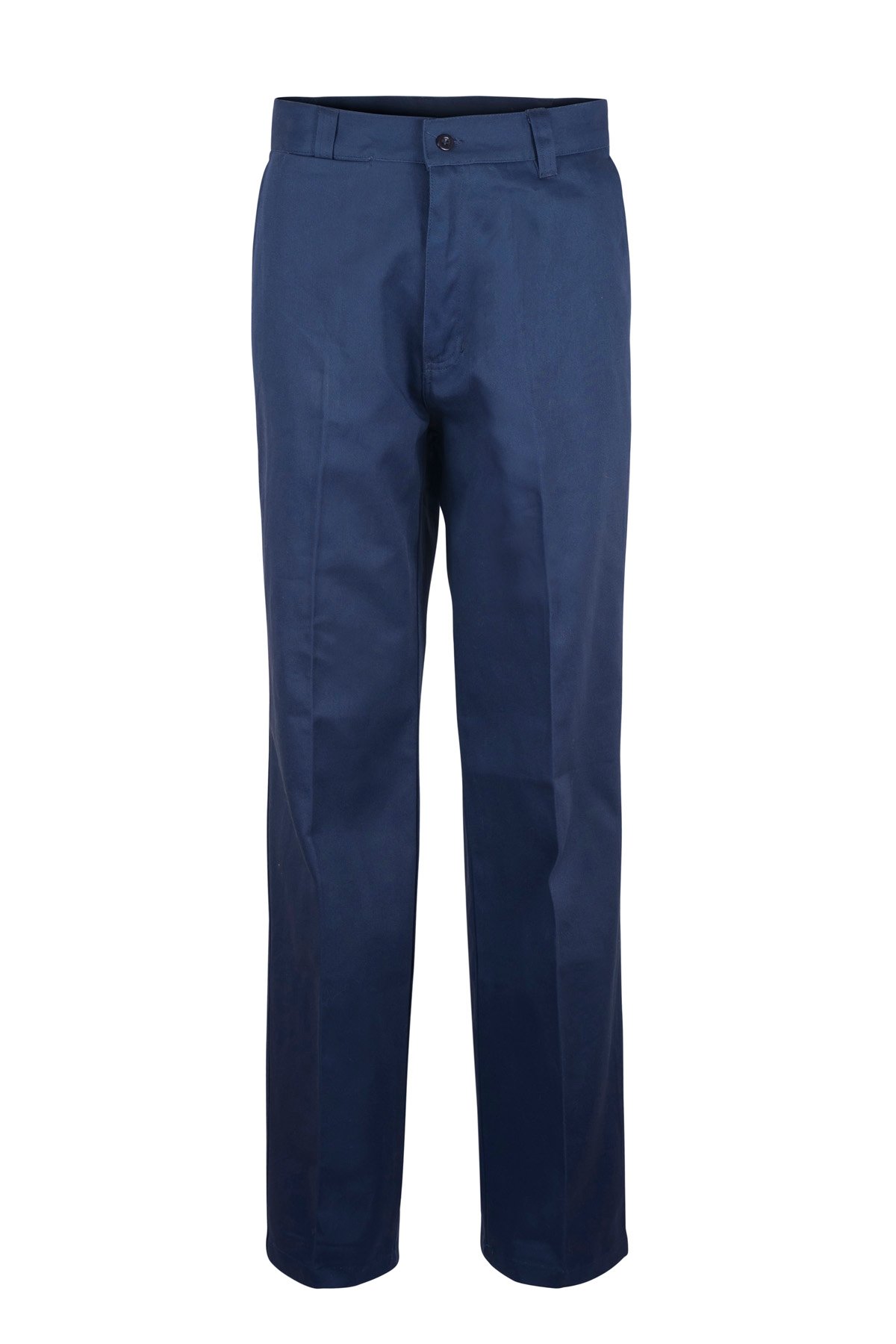 FLAT FRONT COTTON TROUSER