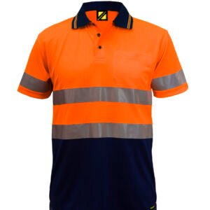 HI VIS TWO TONE SS POLO & TAPE