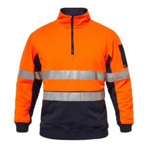 HI VIS 1/2 ZIP PULLOVER TAPE