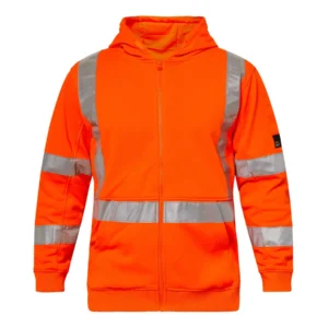 HI VIS HOODIE W/  X-TAPE