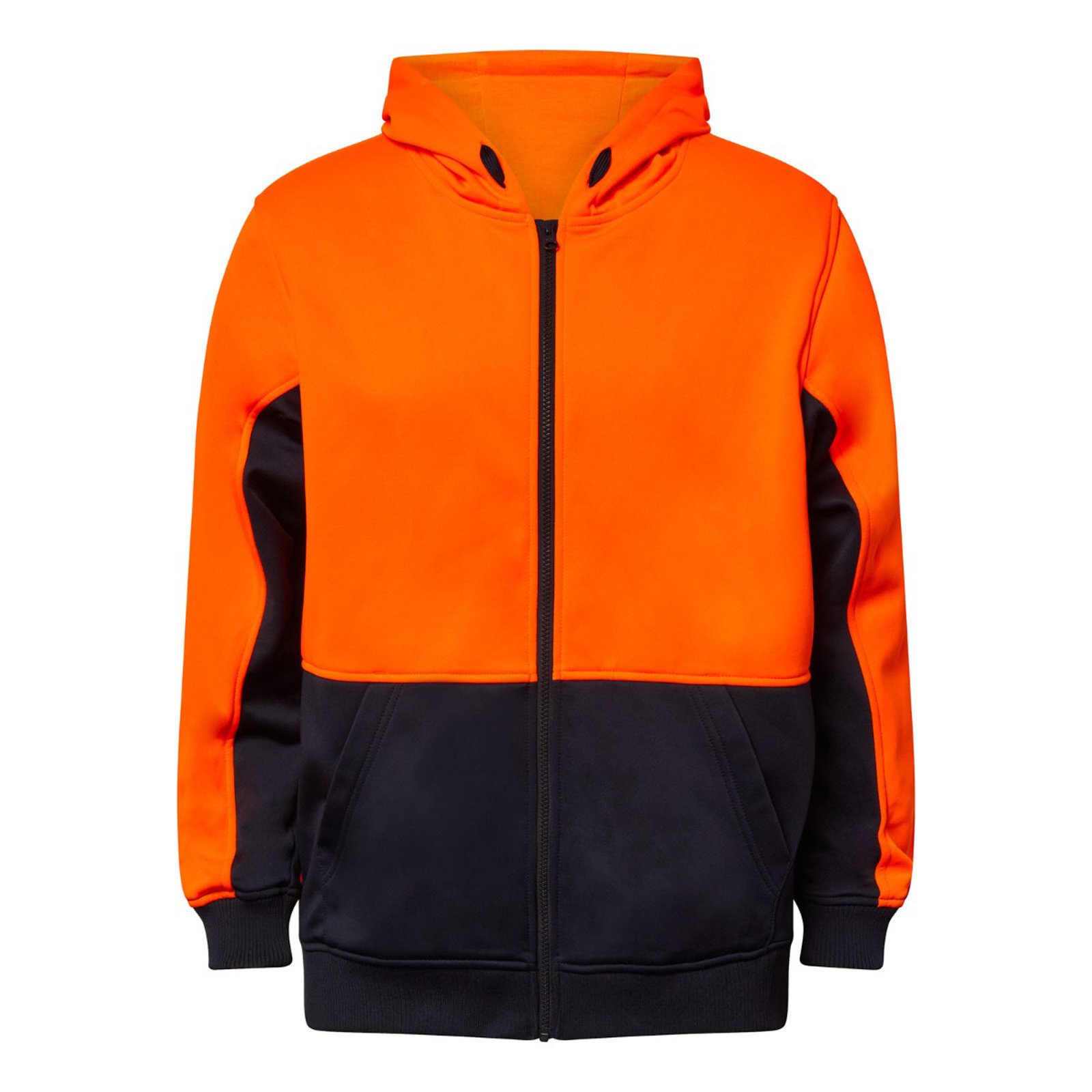 HI VIS HOODIE W/ZIP
