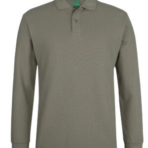 C of C L/S 320G POPCORN COTTON POLO