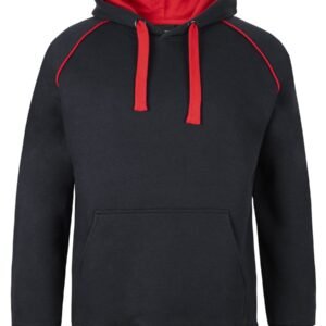 JB's CONTRAST FLEECY HOODIE