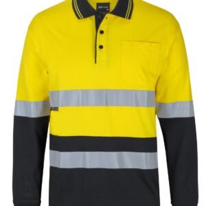 JB's HI VIS (D+N) L/S COTTON POLO