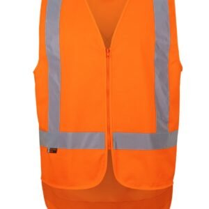 JB's NSW/QLD RAIL (D+N) ZIP X-BACK SAFETY VEST