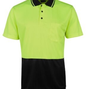 JB's HI VIS JACQUARD NON CUFF POLO