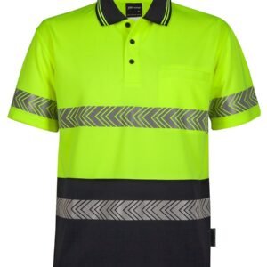JB's HI VIS S/S SEGMENTED TAPE POLO