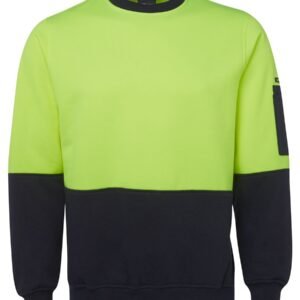 JB's HI VIS FLEECY CREW