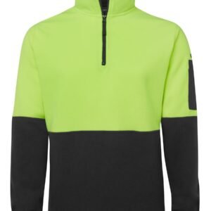 JB's HI VIS 1/2 ZIP POLAR FLEECE