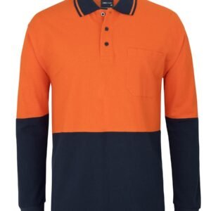 JB's HV L/S COTTON PIQUE TRAD POLO