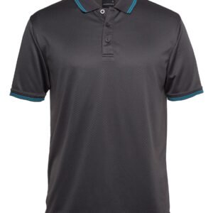 PODIUM JACQUARD CONTRAST POLO